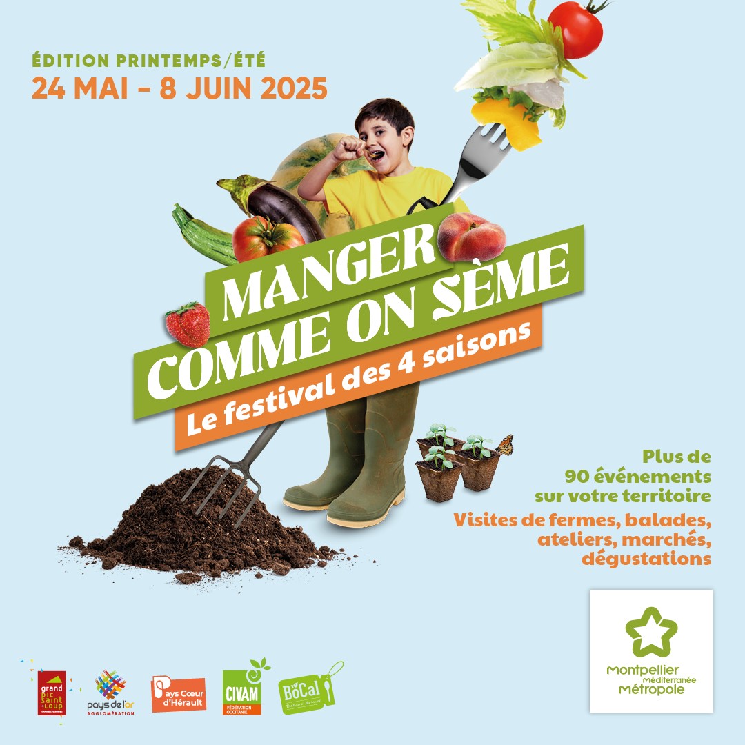 Manger comme on sème, le festival des 4 saisons -IMAGE